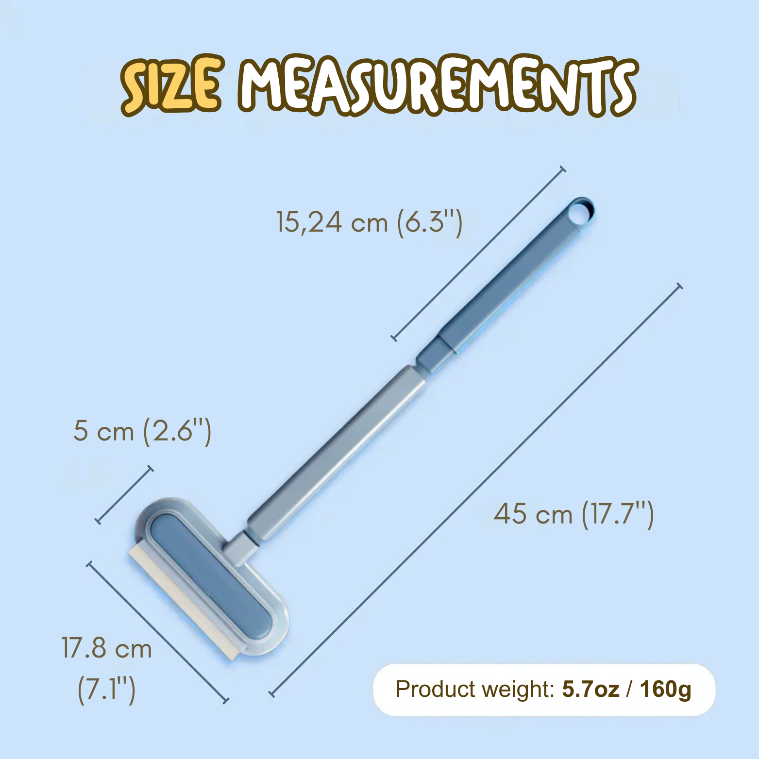 3-in-1 Pet Hair Remover Brush