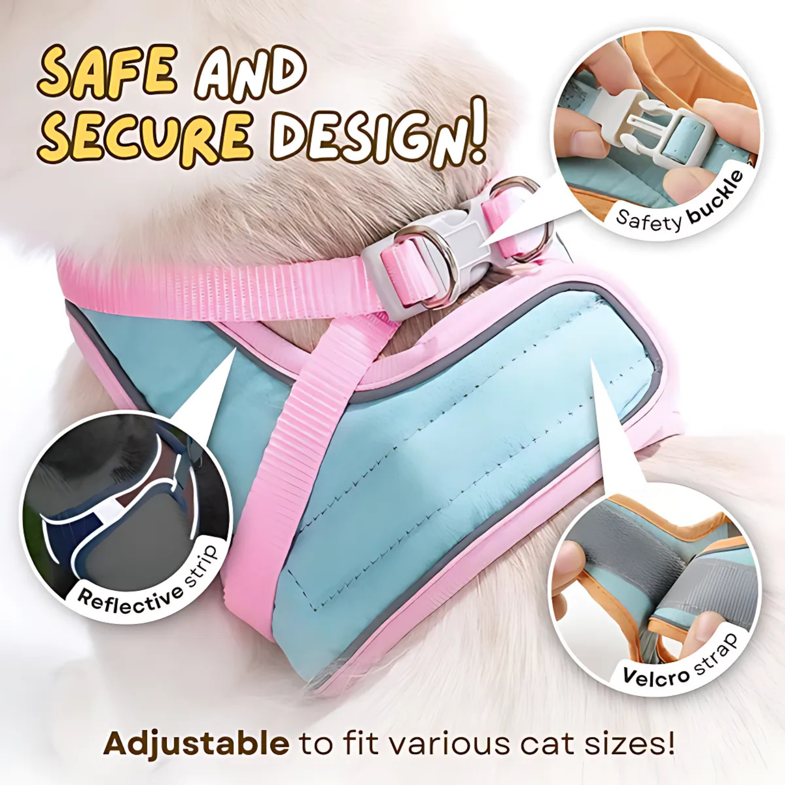 Cat Walking Harness with Leash