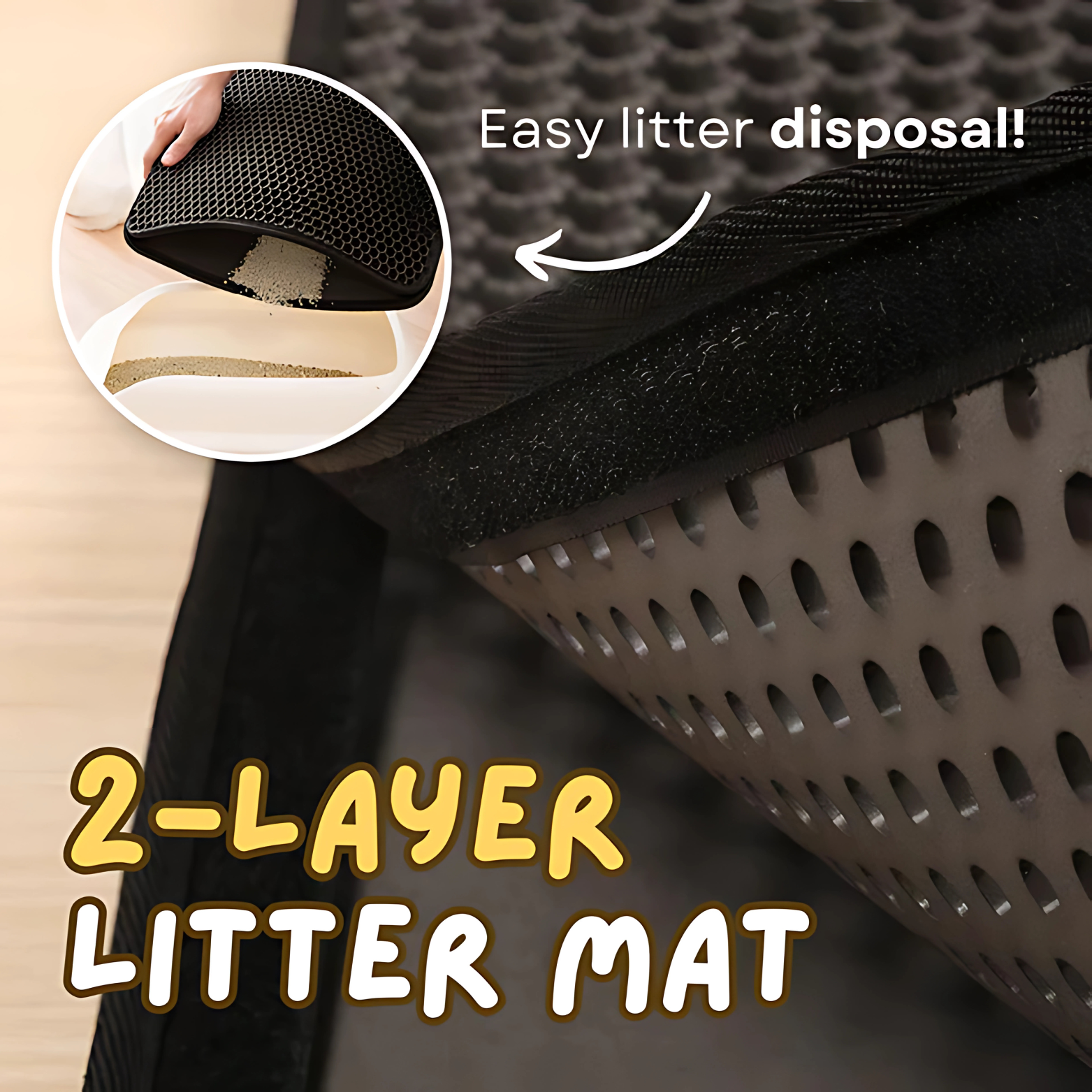 Double Layer Litter Mat