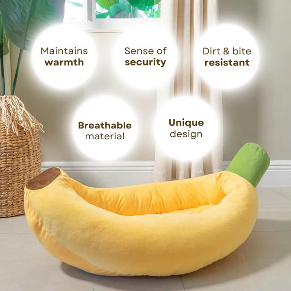 Pet Banana Bed