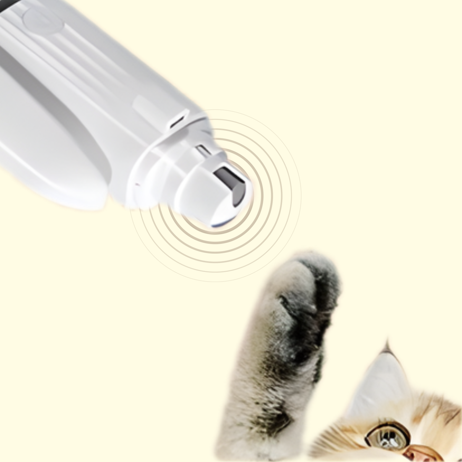 2 in 1 Pet LED nail trimmer