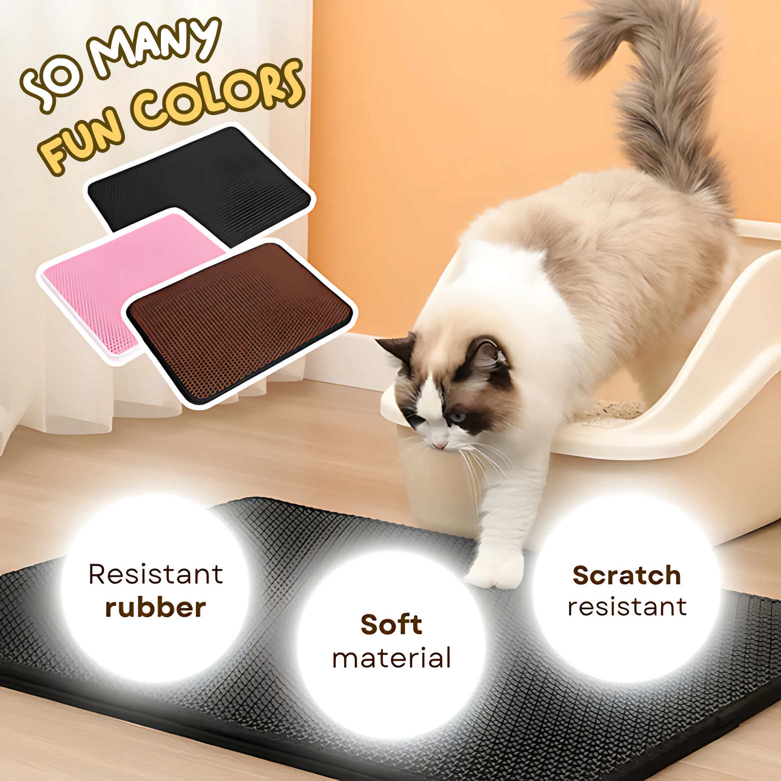 Double Layer Litter Mat