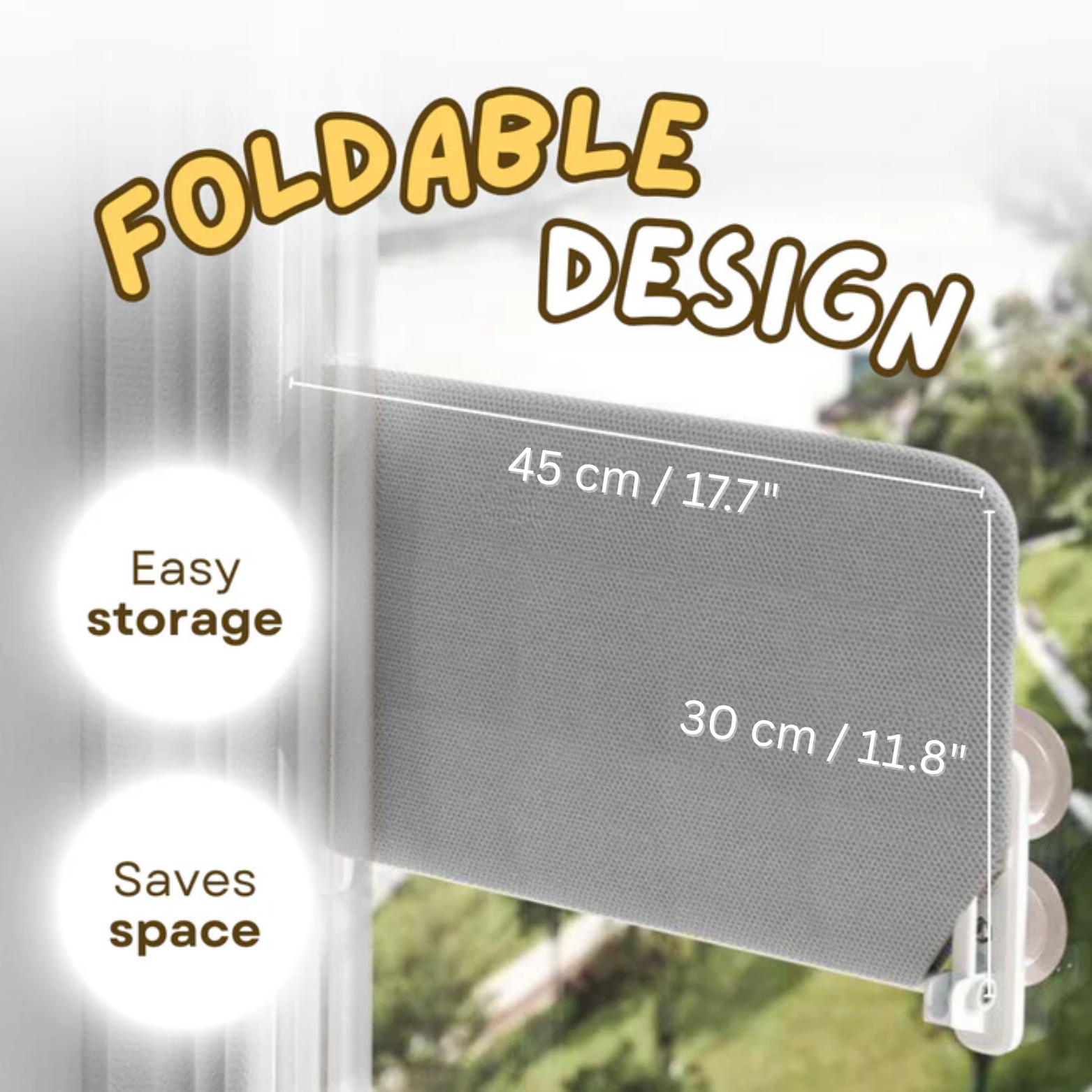 Foldable Window Hammock