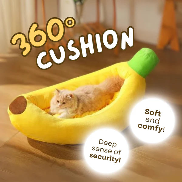 Pet Banana Bed