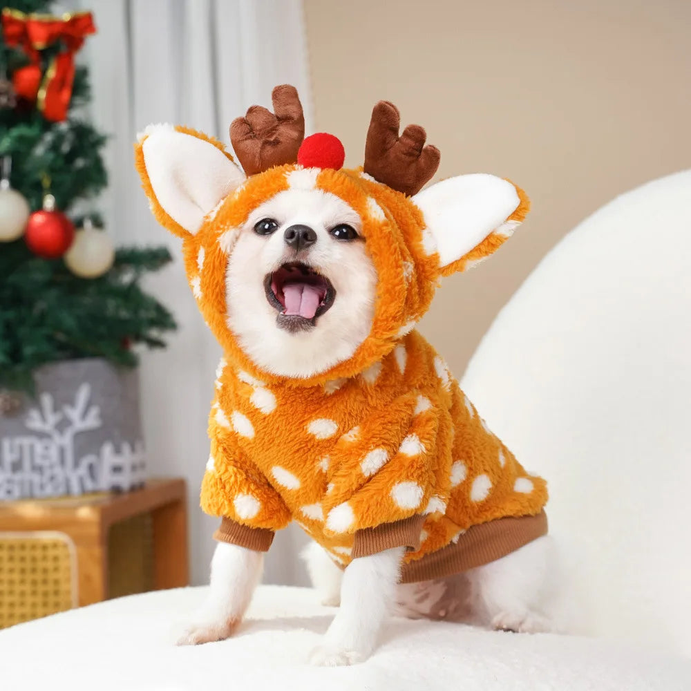 Christmas Reindeer Pet Jumpsuit
