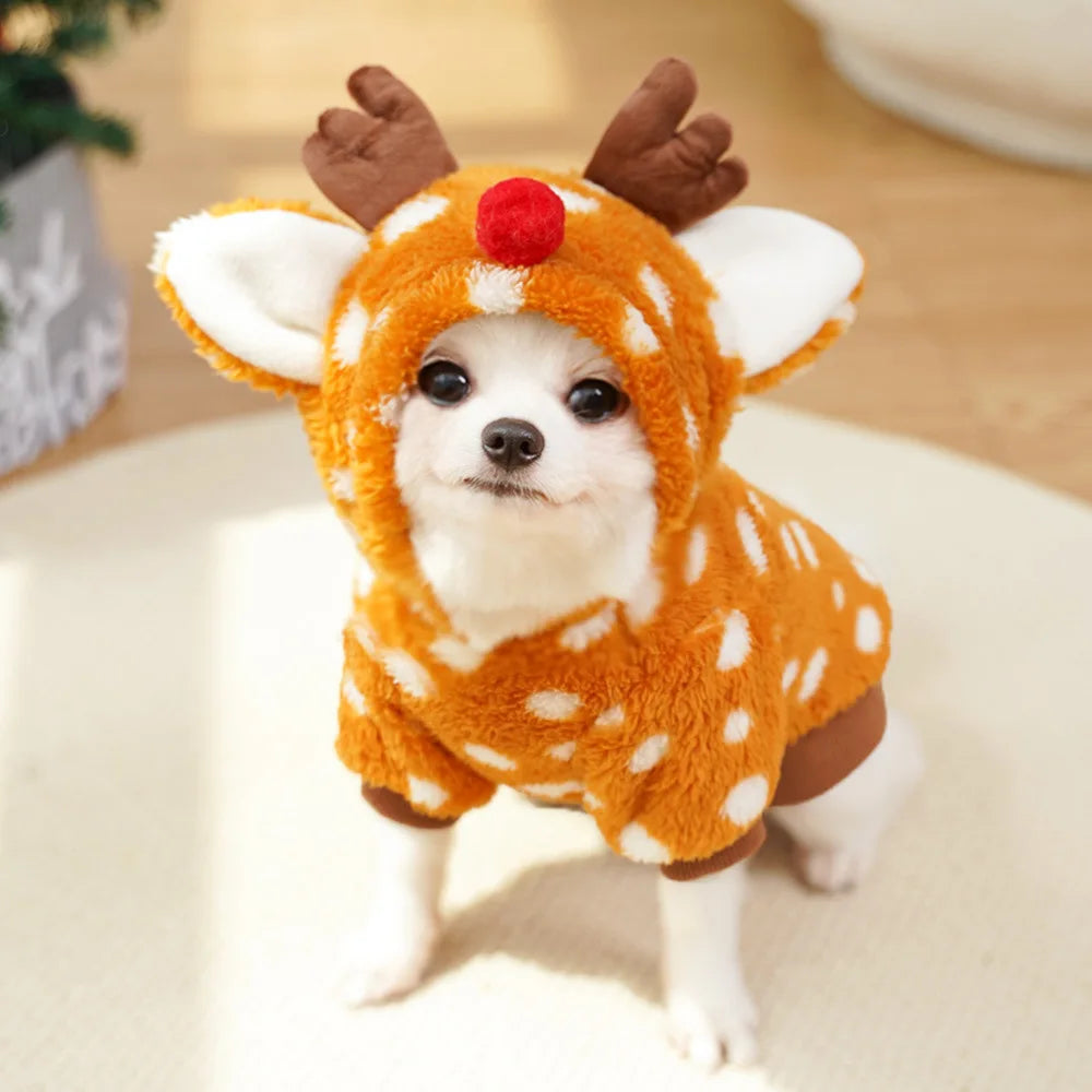 Christmas Reindeer Pet Jumpsuit