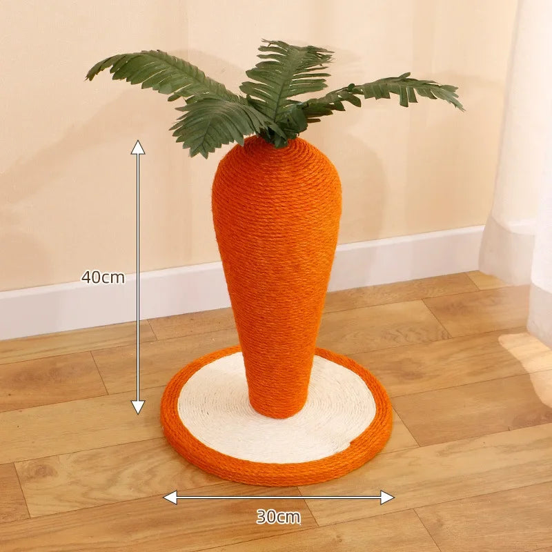 Carrot Scratching Post